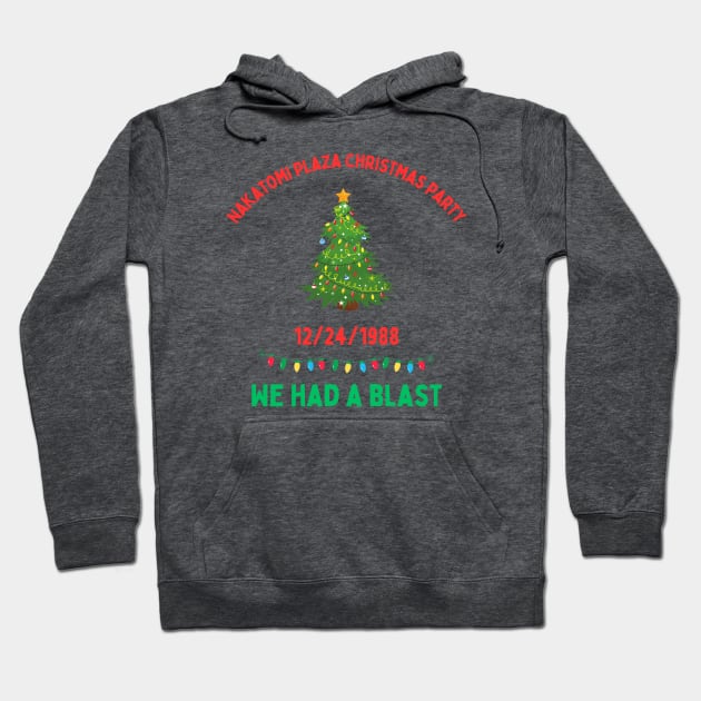 Nakatomi Plaza Christmas Party Hoodie by Out of the Darkness Productions